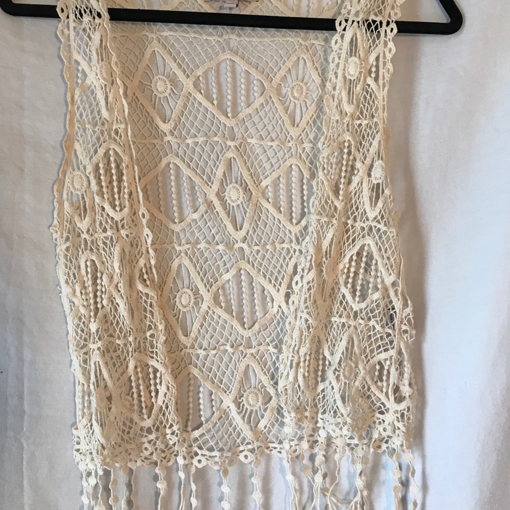 Crochet Fringe vest